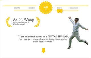 An-Ni Wang's interactive resume