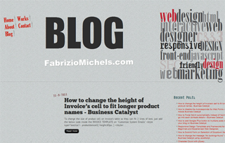 Blog Fabrizio Michels