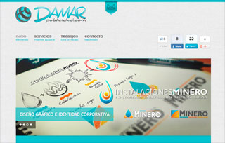DAMAR publicidad - Diseño Web