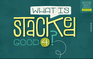 Stacked Font