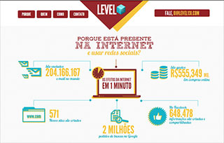 Site da Agencia Level 131