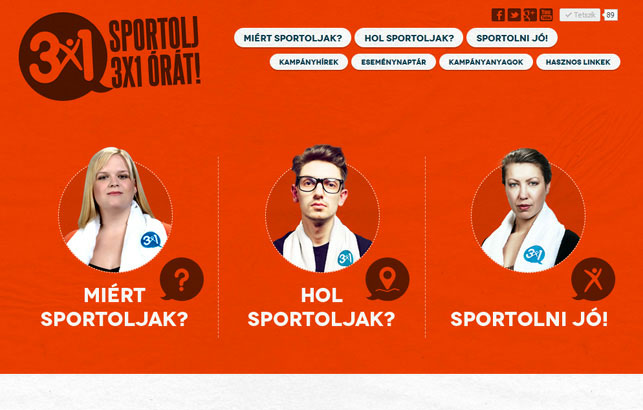 Sportolj 3x1 orat!