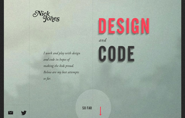 Nick Jones - Design and Code